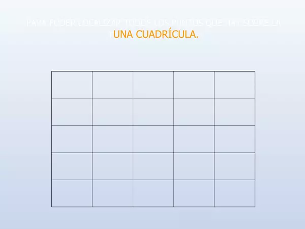 Presentacion de clase "las coordenadas geograficas",Historia  Cuarto basico 