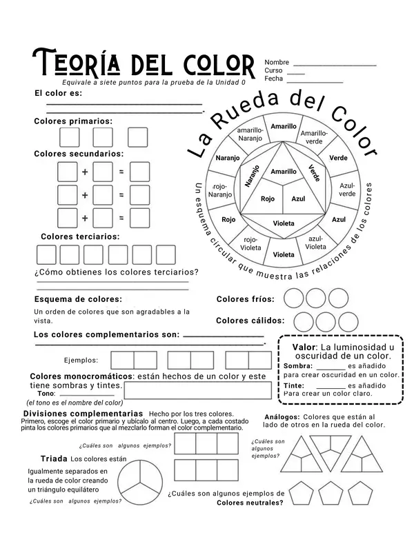 Guía de teoría del color