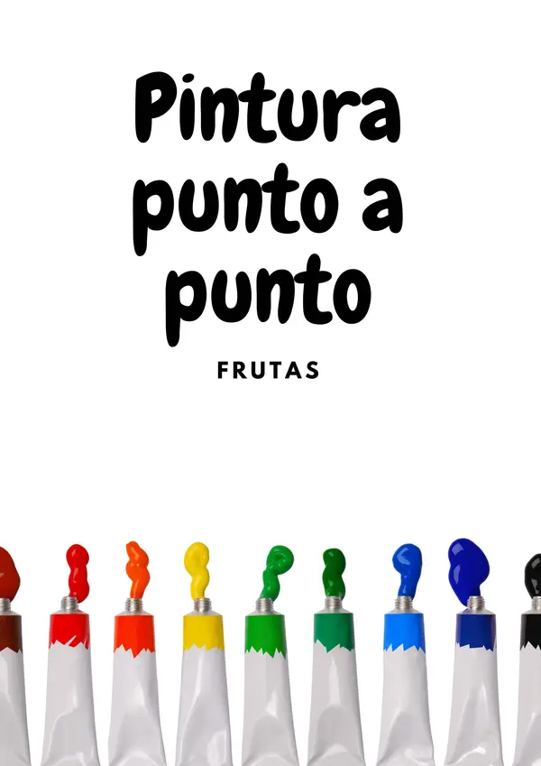 Puntillismo Creativo: Frutas Divertidas