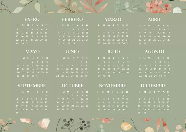 Calendario 2024 universal