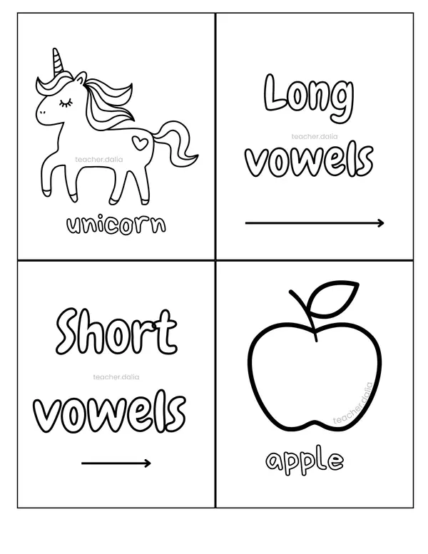 LONG AND SHORT VOWELS 