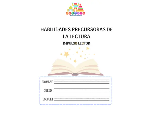 Cuadernillo Impulso lector - habilidades precursoras de la lectura 