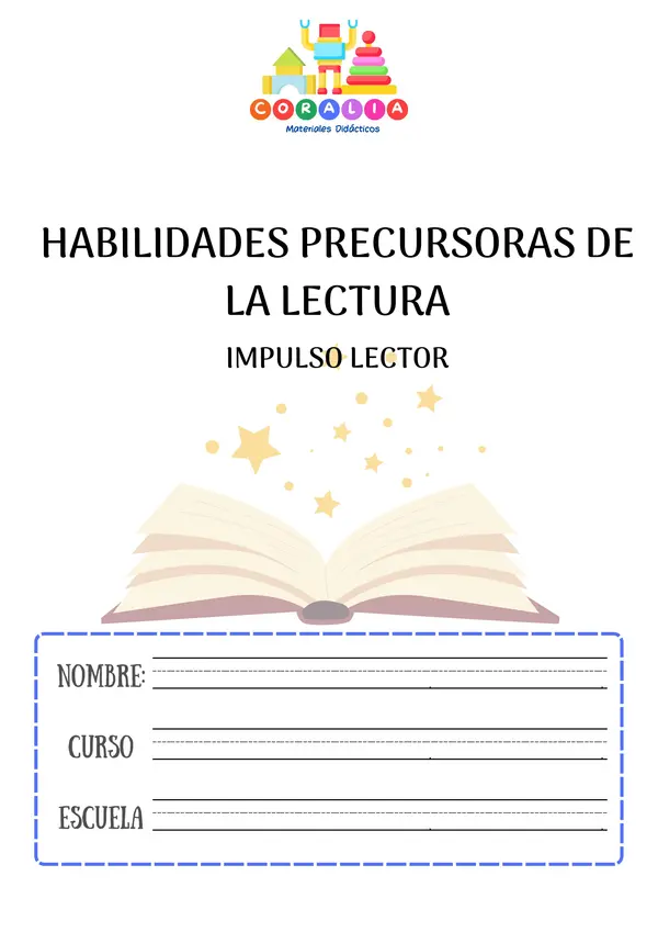 Cuadernillo Impulso lector - habilidades precursoras de la lectura 