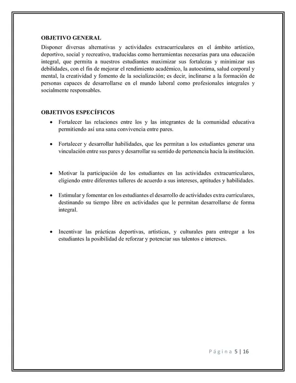 propuesta de talleres