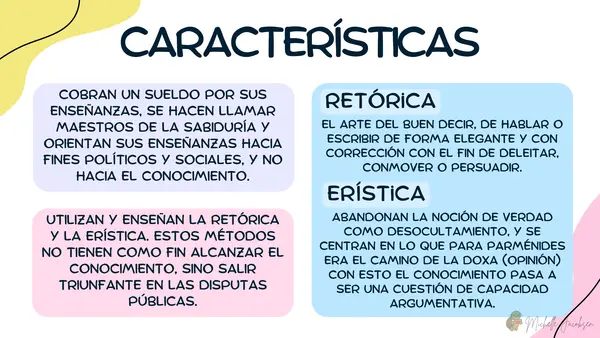 Presentación Los sofistas y Sócrates (filosofía)