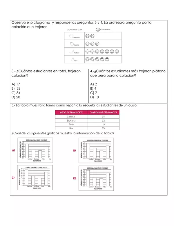 Monitoreo Formativo Quincenal de matemáticas 4° Básico (5)