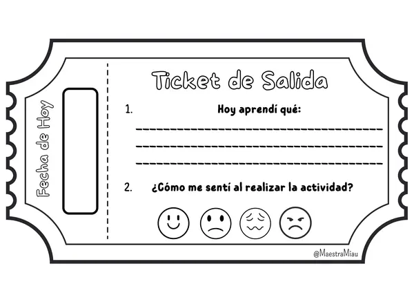 "Ticket de Salida"