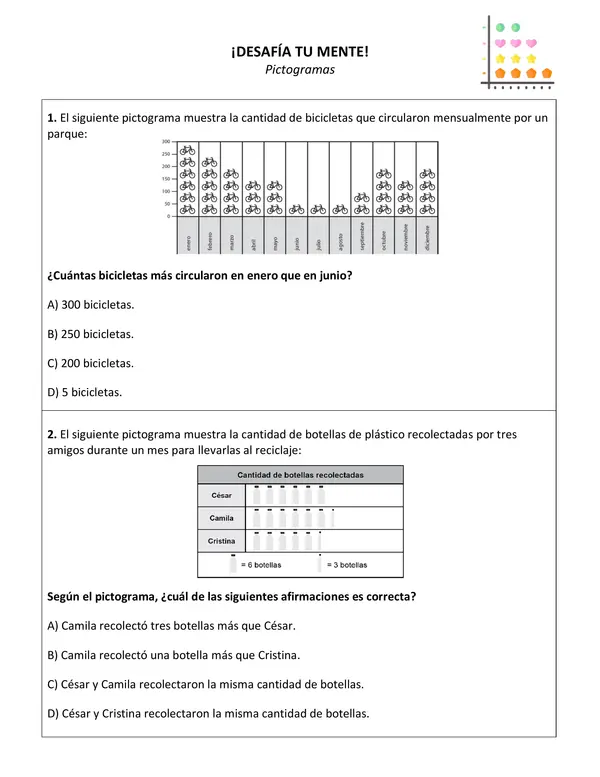 Pictogramas - Guía de ejercicios