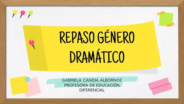 Genero dramático
