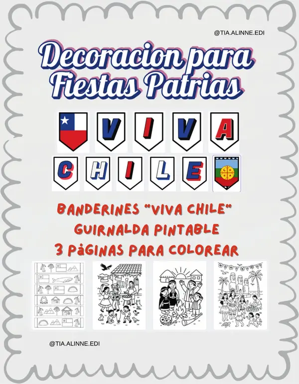 Decoracion para fiestas patrias 