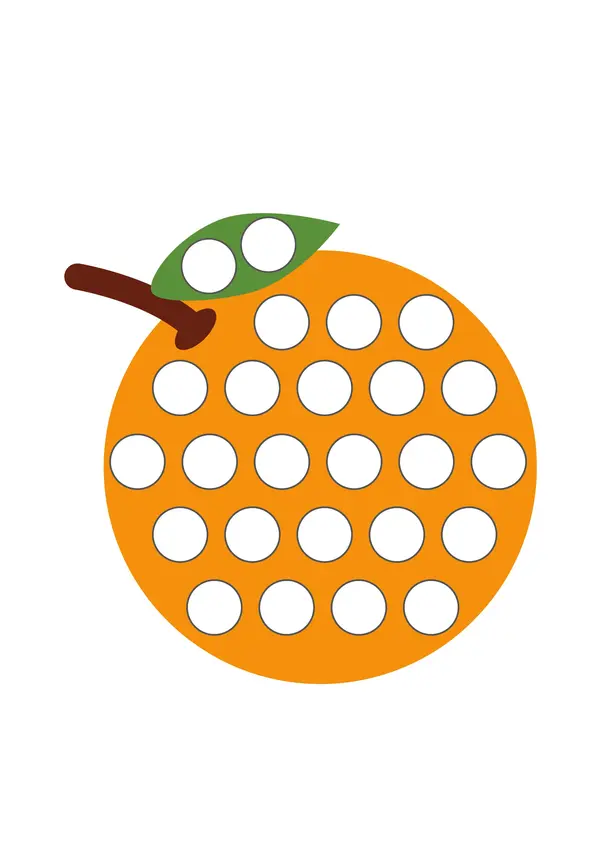 Puntillismo Creativo: Frutas Divertidas