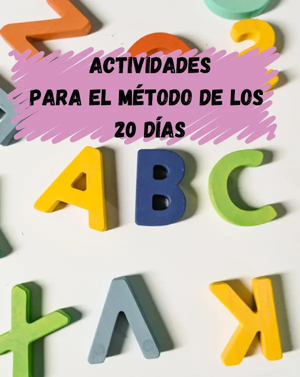 actividades para trabajar el metodo de los 20 dias