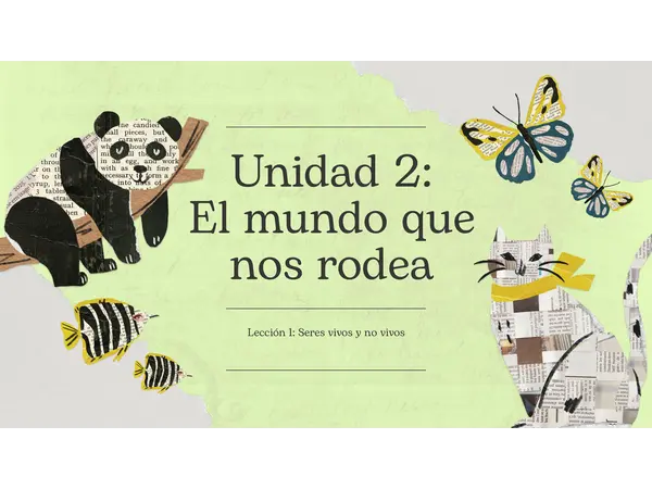"Seres vivos y no vivos"