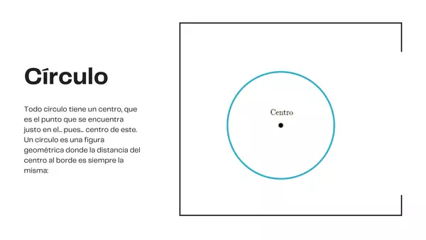 Radio, diámetro y perímetro del círculo.