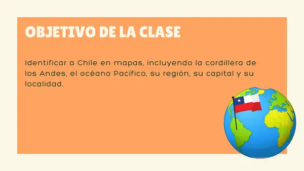 ppt mapas: ubicación de chile 1° Básico + actividad 