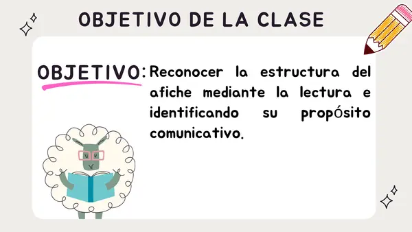 Clase del afiche