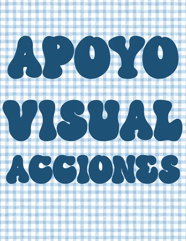 Tarjetas de apoyo visual
