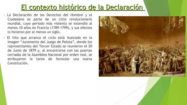 PRESENTACION LOS DERECHOS DEL HOMBRE, OCTAVO BASICO, HISTORIA UNIDAD3