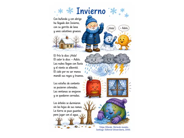 Comprensión Poema "Invierno" 