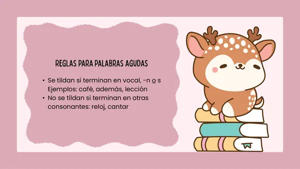 Reglas de acentuación 
