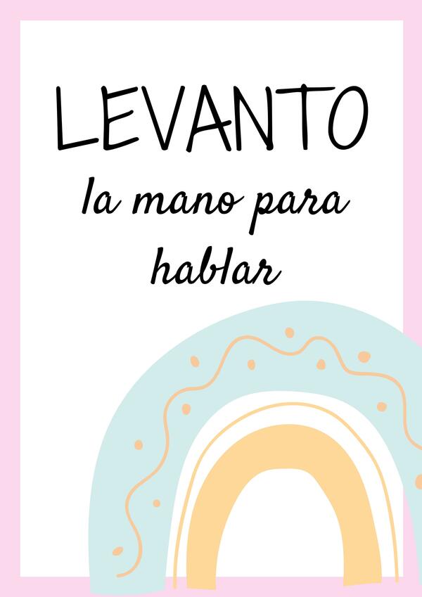 Carteles de acuerdos de convivencia y frases motivacionales