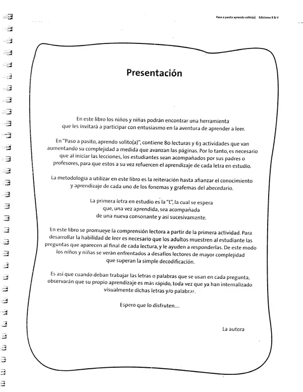 Lectoescritura -  Escritura inicial