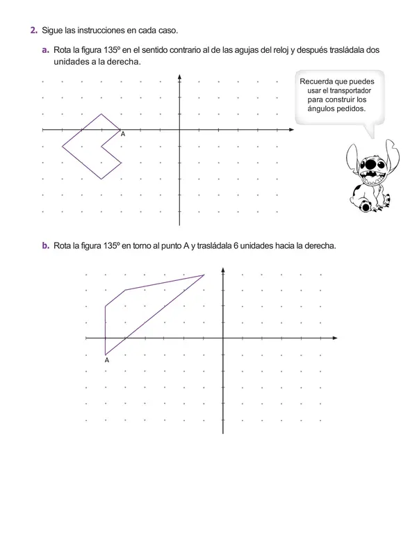 Guía 4°año "Rotación y Simetría".