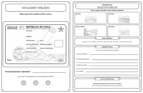 PASAPORTE DE ZONAS GEOGRÁFICAS DE CHILE