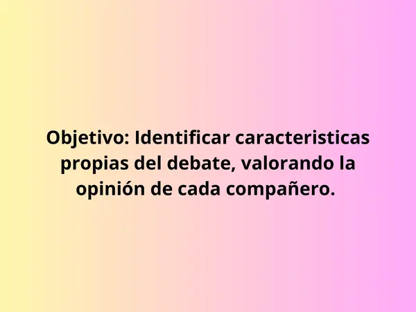 El Debate, Roles y Estructura (Con Actividad Práctica)