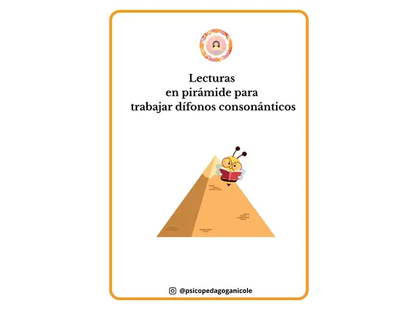 Lecturas cortas en pirámide con dífonos consonánticos