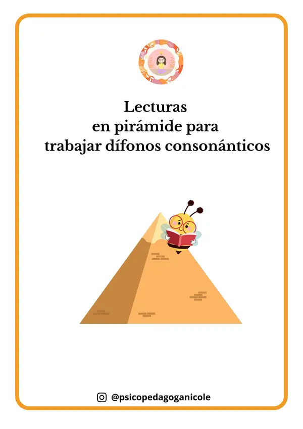 Lecturas cortas en pirámide con dífonos consonánticos