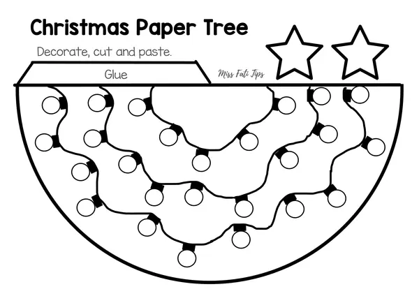 Christmas Paper Tree (Árbol de Navidad de papel)