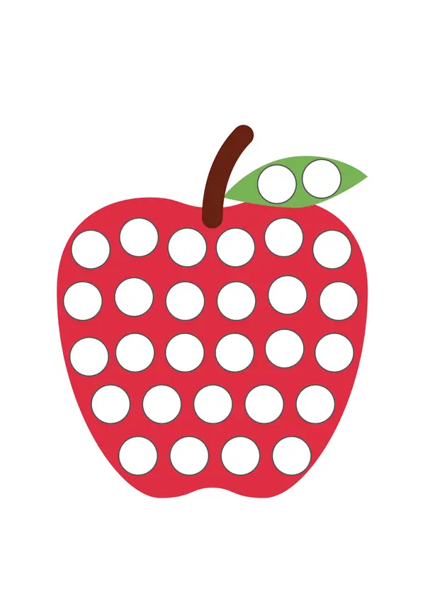 Puntillismo Creativo: Frutas Divertidas