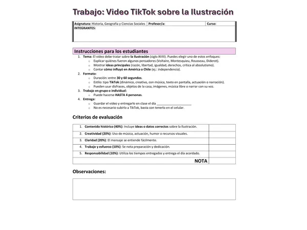 Tiktok ilustrado