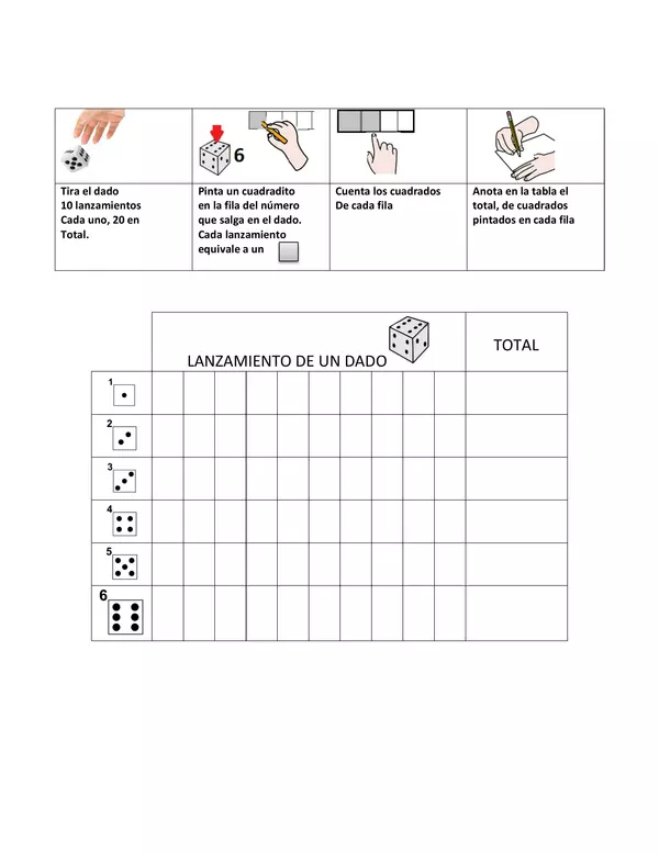 guia, registro de datos, Segundo Basico, Matematicas