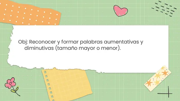 Aumetativo y Diminutivo
