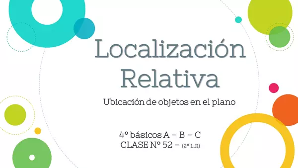 4° básicos - Localización Relativa - clase 1 