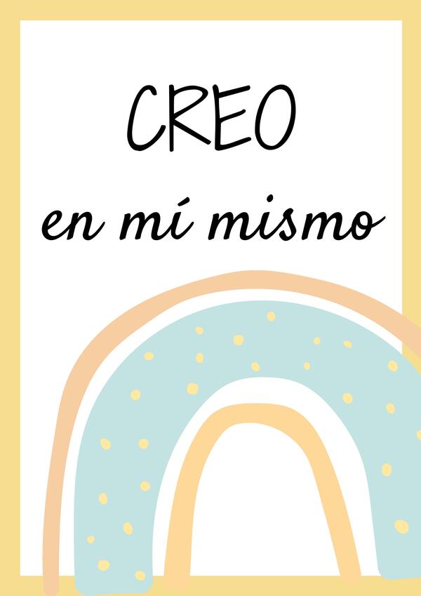 Carteles de acuerdos de convivencia y frases motivacionales