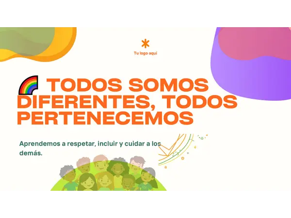 🌈 Todos somos diferentes, todos pertenecemos(ppt orientación)