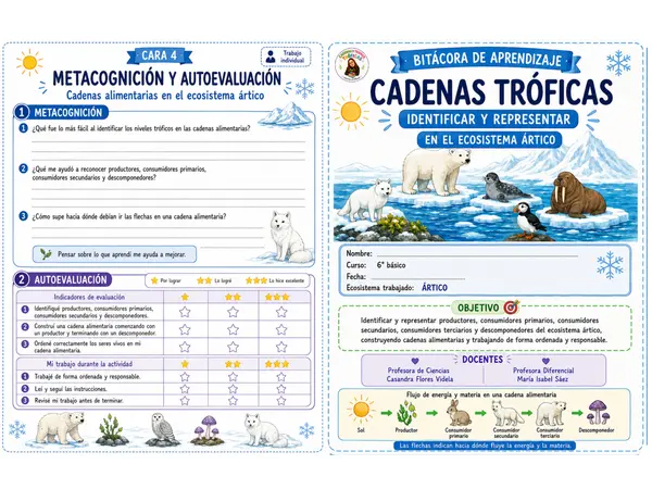 Bitácora de aprendizaje: cadenas tróficas del ecosistema ártico