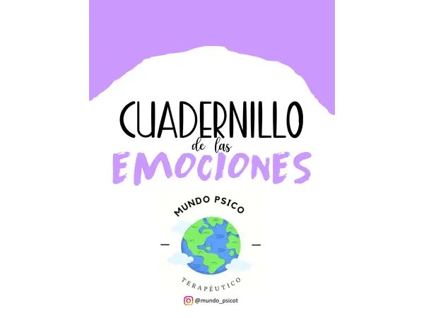 Cuadernillo Emociones 