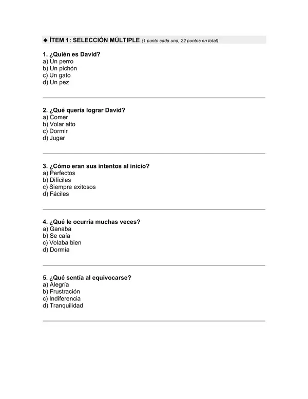 Prueba del libro "David Pichón" (Swapna Haddow )