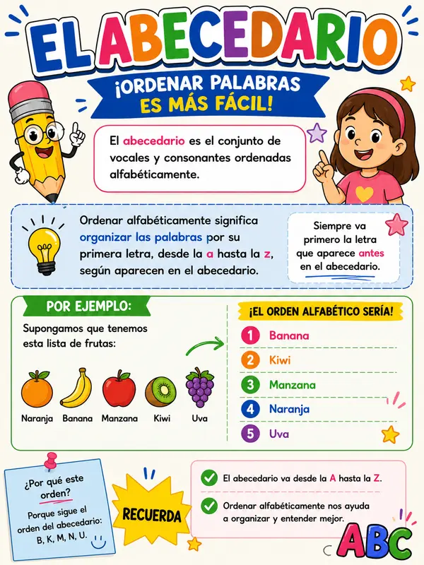 AFICHE ORDEN ALFABÉTICO