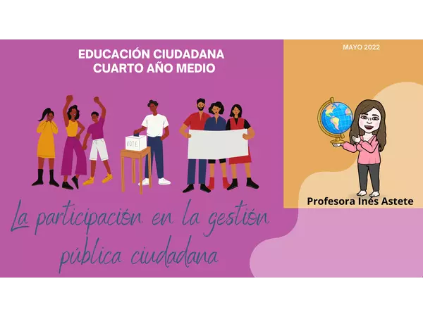 educación ciudadana: La participación en la gestión pública ciudadana