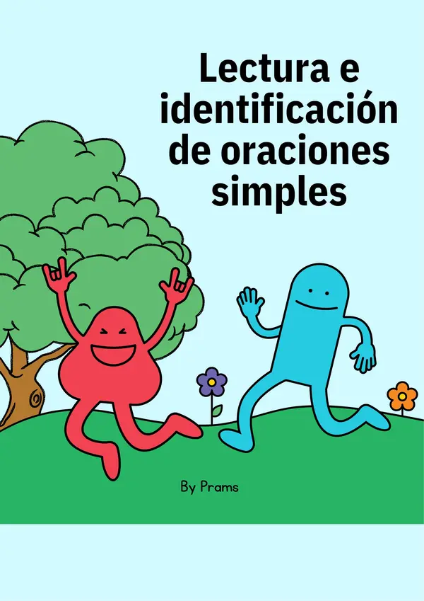 Lectura e identificación de oraciones para niños de primero y segundo básico