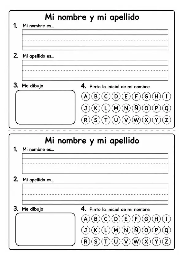FICHA NOMBRE PROPIO