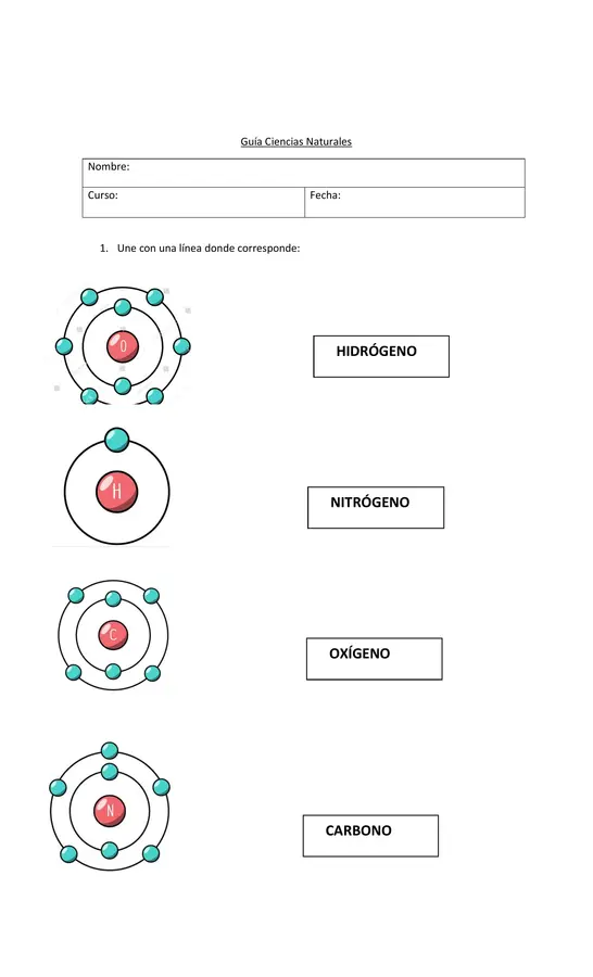 Guia ciencias naturles atomos