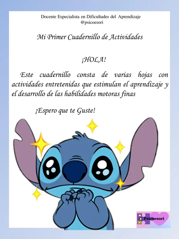 Cuadernillo de Stich