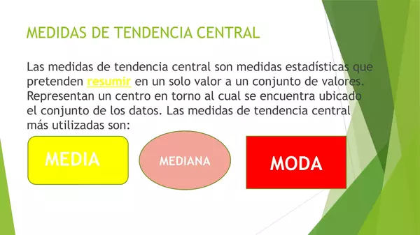 PRESENTACION MEDIDAS DE TENDENCIA CENTRAL Y DE DISPERSION  ,unidad 4 , segundo medio, MATEMATICA