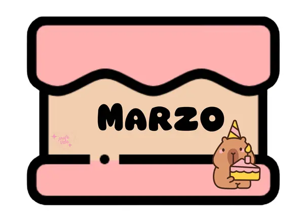 🎂 CALENDARIO DE CUMPLEAÑOS IMPRIMIBLE CAPIBARA – Personalizable